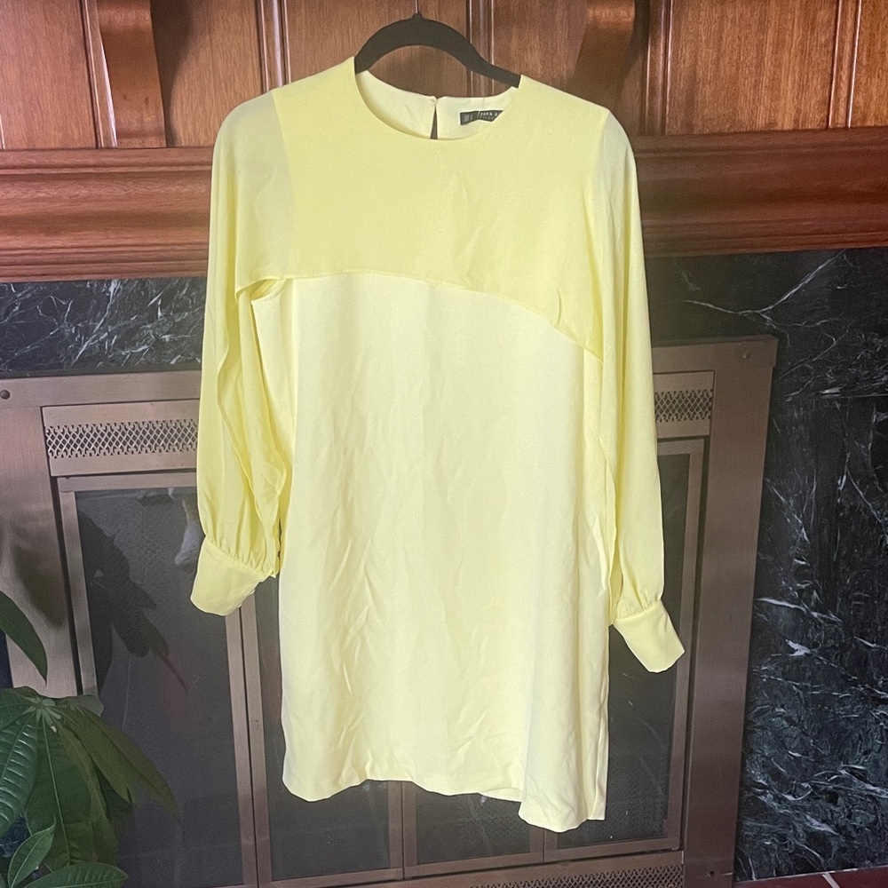 Zara Basic Collection Lemon Dress